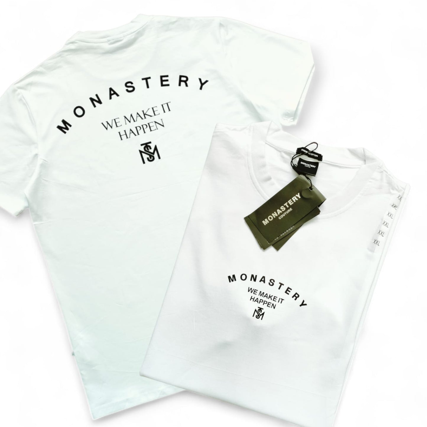 T-SHIRT MONASTERY EDITION WHITE CLASSIC