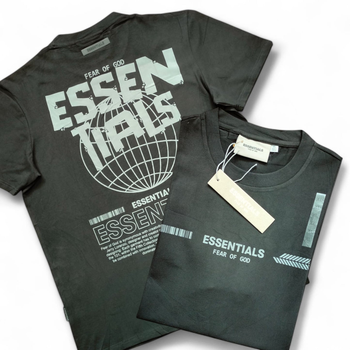 T-SHIRT ESSENTIALS WORLD EDITION BLACK